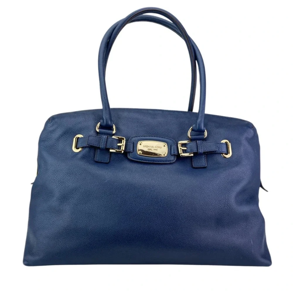 Michael Kors Hamilton Weekender Large Leather Satchel Bag‎